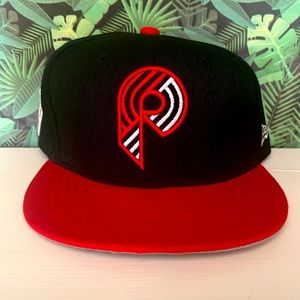 🔴🖤New era Portland trailblazers 75 nba anniversary SnapBack hat